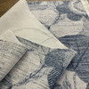 Modern Coastal Bellamy Donegal Woven Chambray Blue | Heavyweight Woven Fabric | Home Decor Fabric | 54" Wide